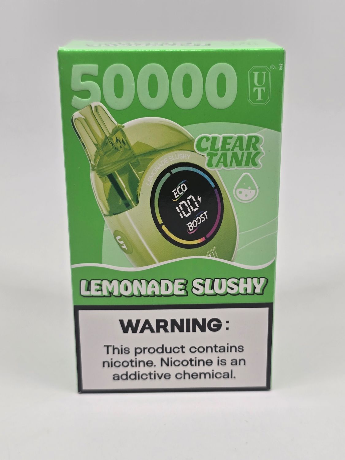 UTbar Disposable 50k Clear Tank Lemonade Slushy UTbar Disposable 50k Clear Tank Lemonade Slushy