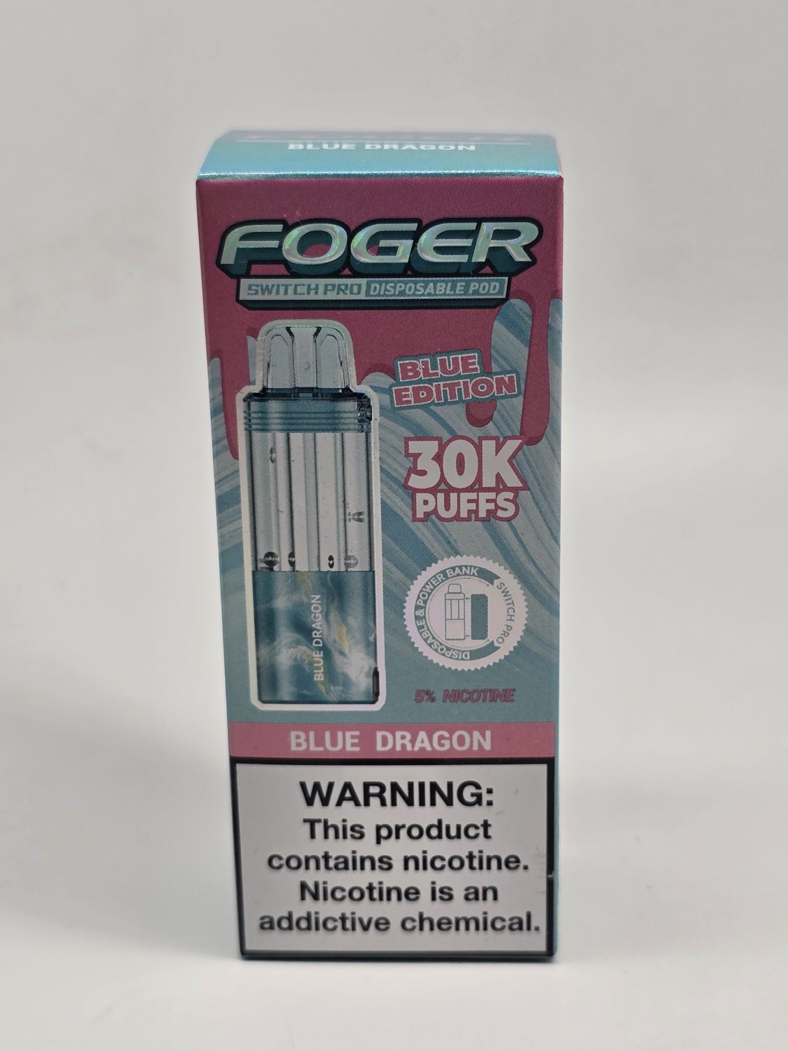 Foger Switch Pro Disposable (POD ONLY) Blue Dragon