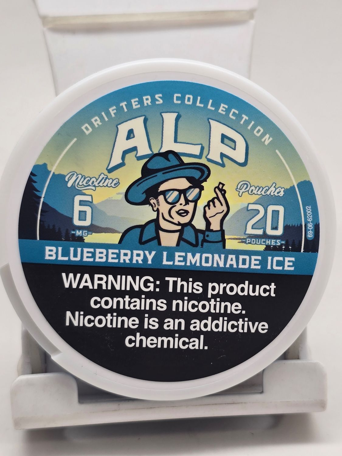 ALP Nicotine Pouches Drifters Collection Blueberry Lemonade Ice ALP Nicotine Pouches Drifters Collection Blueberry Lemonade Ice