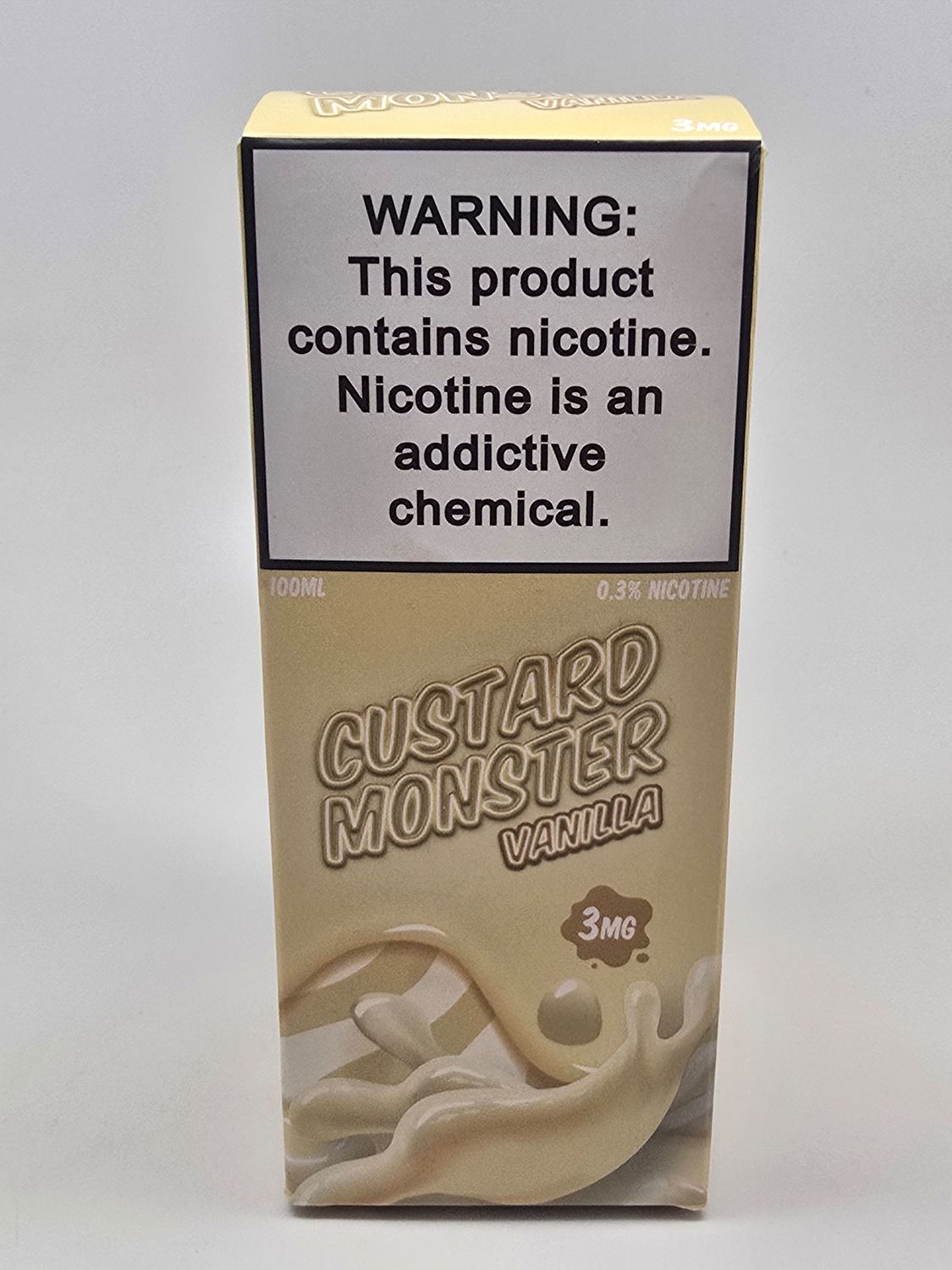 Monster Vape Labs 100ml Vanilla Custard Monster Vape Labs 100ml Vanilla Custard