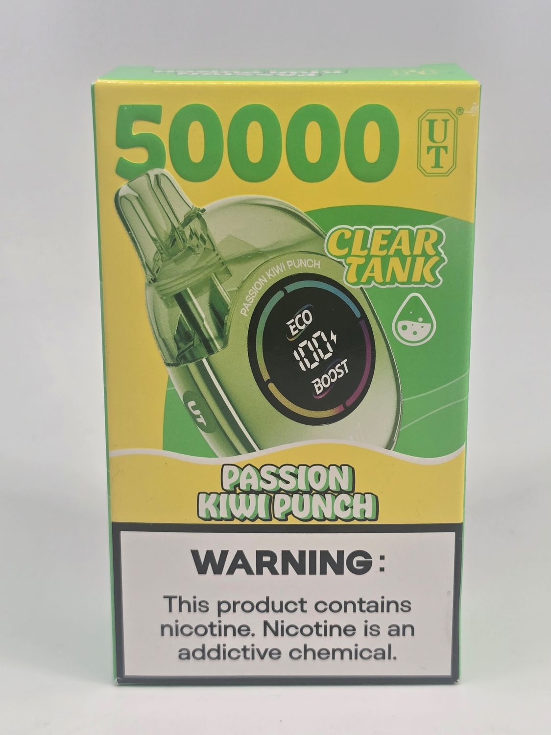 UTbar Disposable 50k Clear Tank Passion Kiwi Punch UTbar Disposable 50k Clear Tank Passion Kiwi Punch
