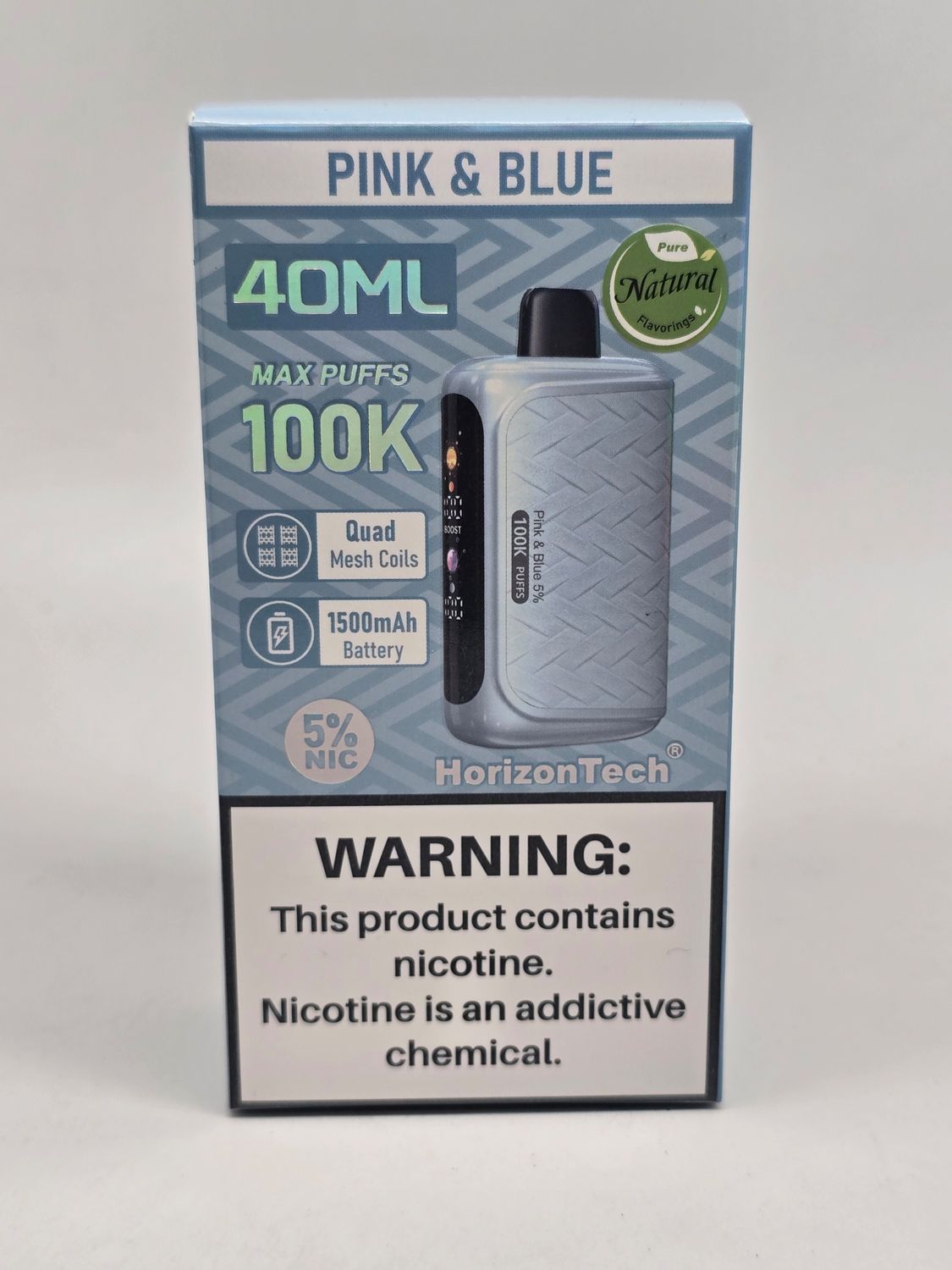 HorizonTech 100K Disposable Pink & Blue HorizonTech 100K Disposable Pink & Blue
