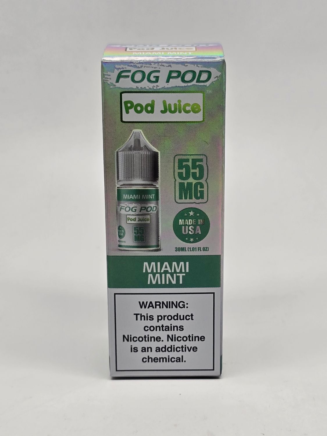 Pod Juice Salt 30ml Fog Pod Miami Mint