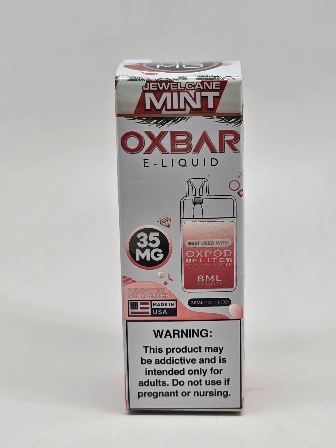 Pod Juice Salt 30ml Oxbar Jewel Cane Mint Pod Juice Salt 30ml Oxbar Jewel Cane Mint