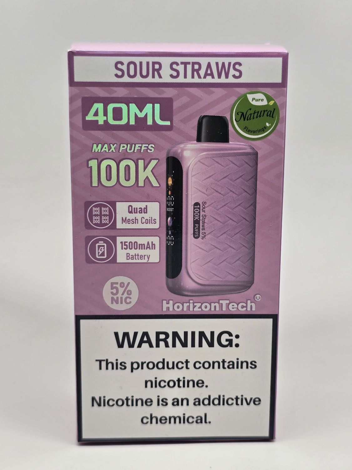 HorizonTech 100K Disposable Sour Straws