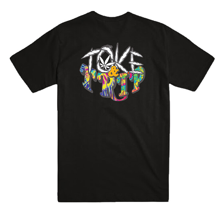 Toke&amp;Trip Black Tee