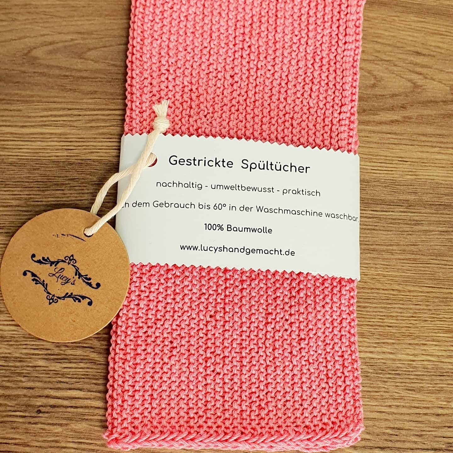 SPÜLTUCH - gestrickt - wiederverwendbar und waschbar - zero waste