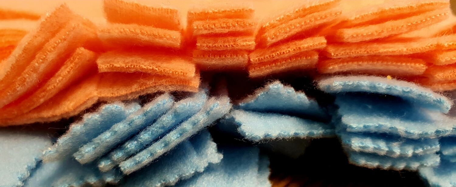 Waschbares Staubtuch 2er Set - wiederverwendbar und waschbar - Blau &amp; Koralle - Zero Waste 