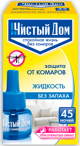Жидкость Ликвид от комаров (45 ночей) (02-606) (80шт) Техно