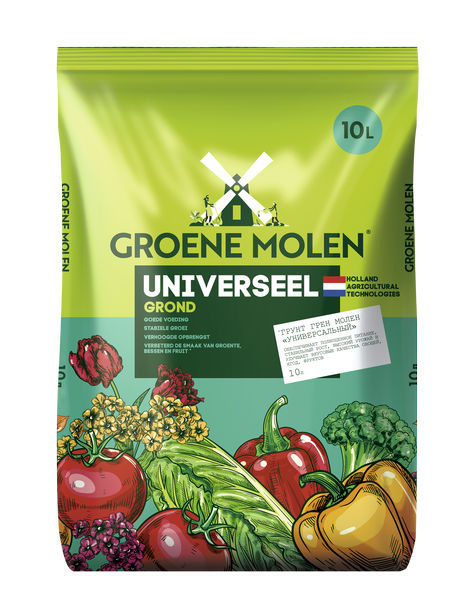 Грунт универсальный 10л Новинка Groene Molen (Грен Молен)