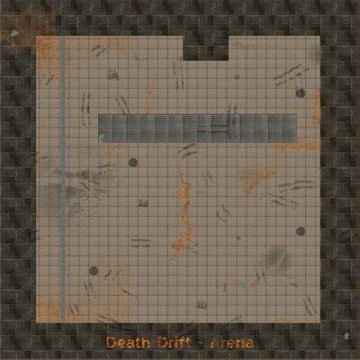 Strecke - Death Drift Arena (Quadrat 140x140 V1)