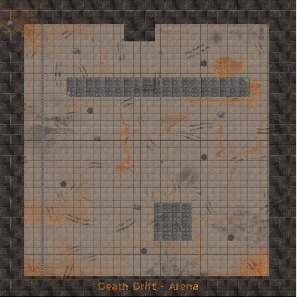 Strecke - Death Drift Arena (Quadrat 170x170)