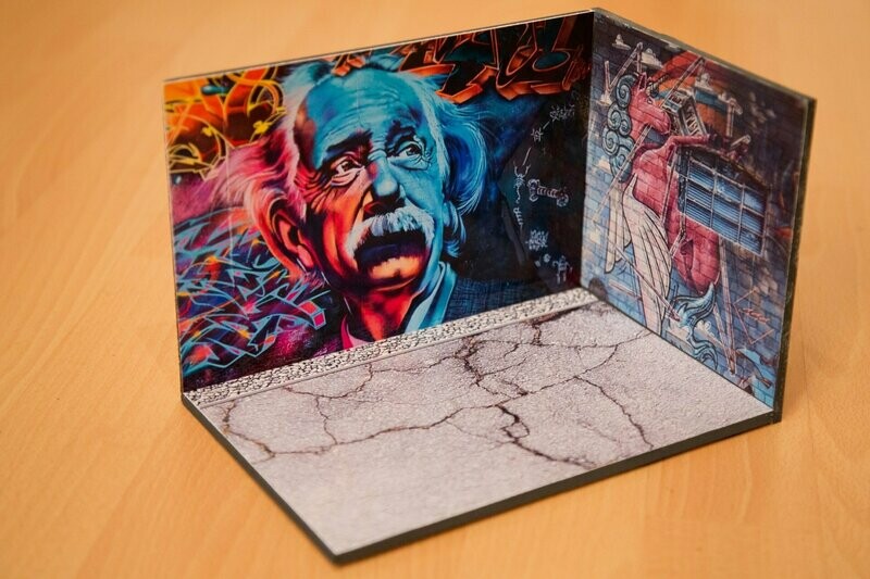 Graffitiwand Diorama
