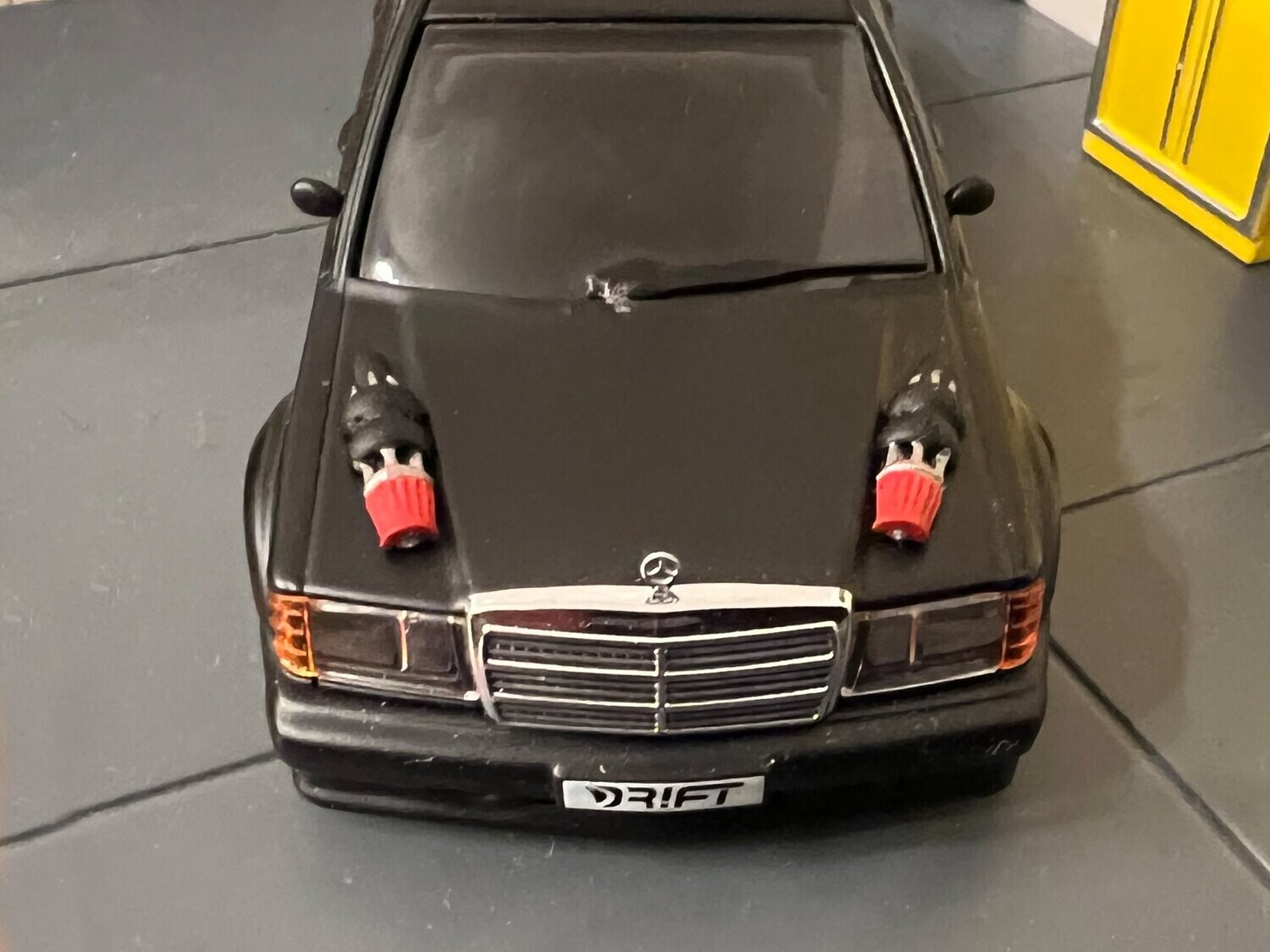 Motorhaube Turbo Aufsatz
