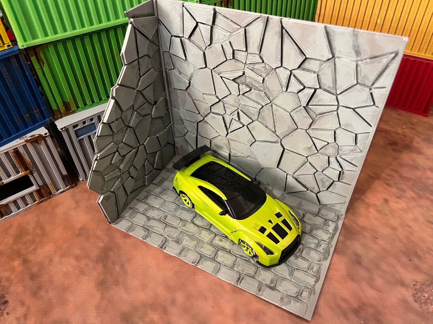 Dekorative Steinwand