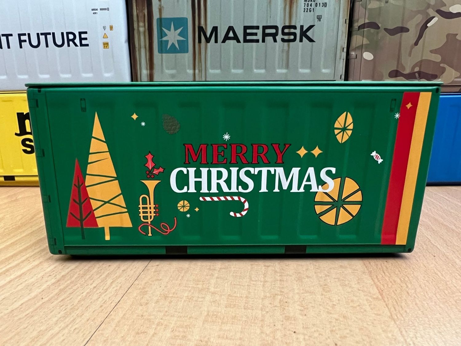 Container CH - grün - Weihnachten (Carrera Hybrid)