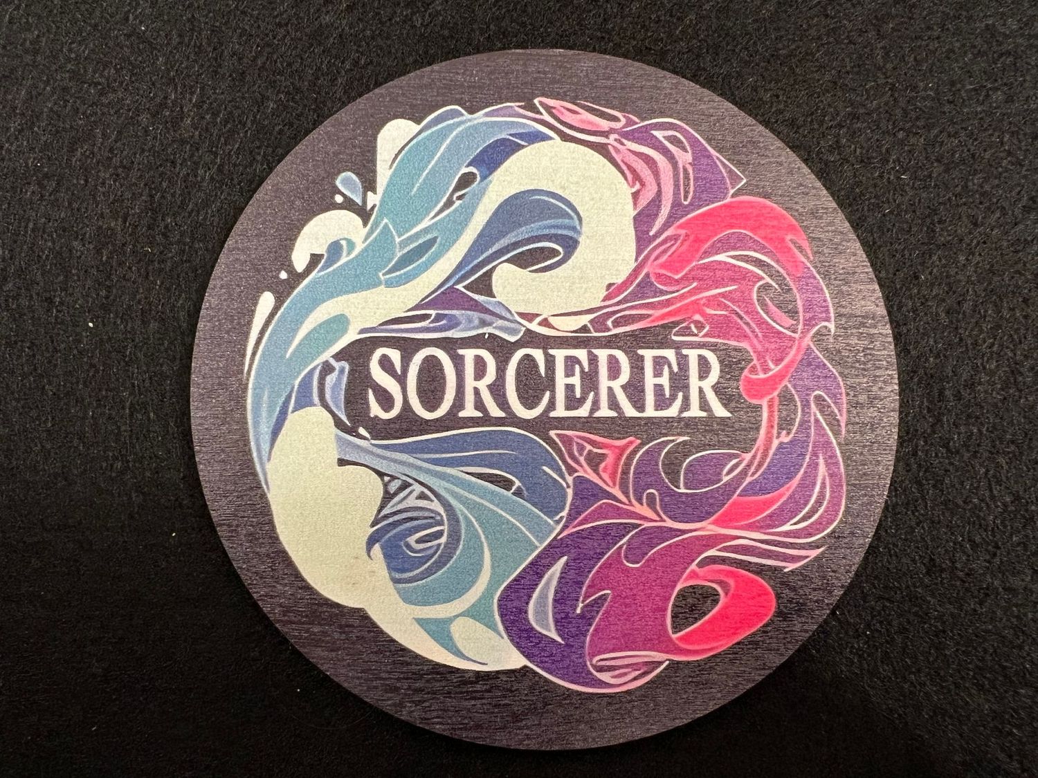 Holzuntersetzer - Sorcerer
