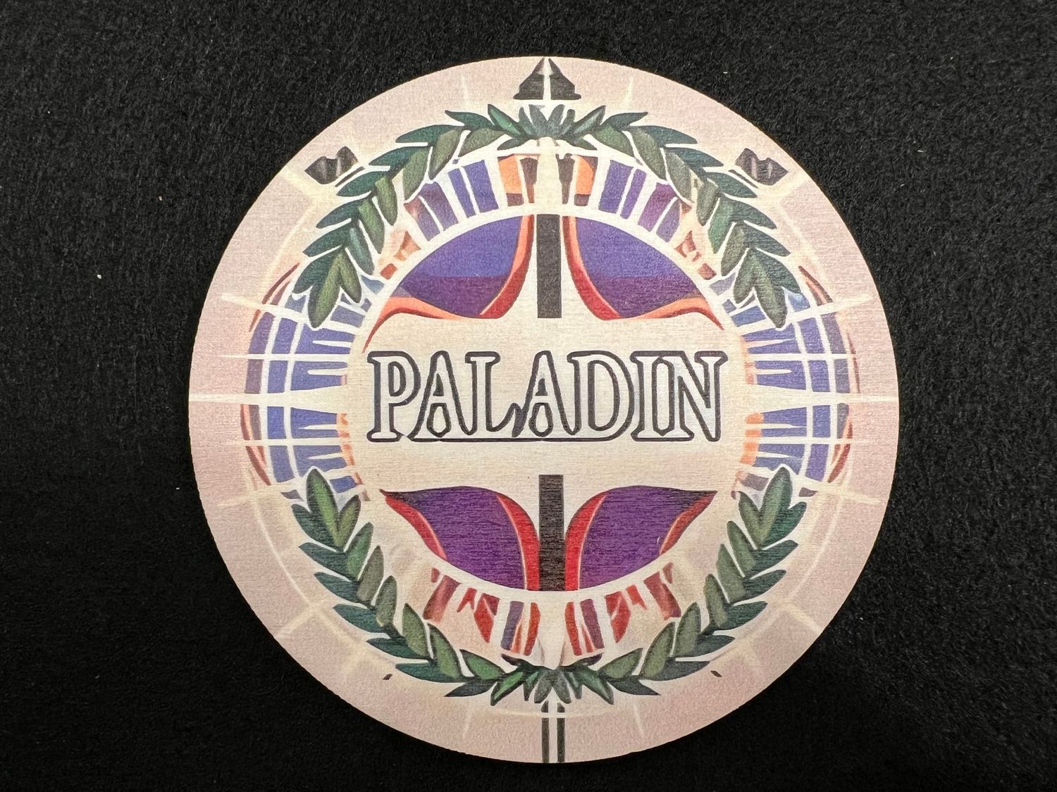 Holzuntersetzer - Paladin