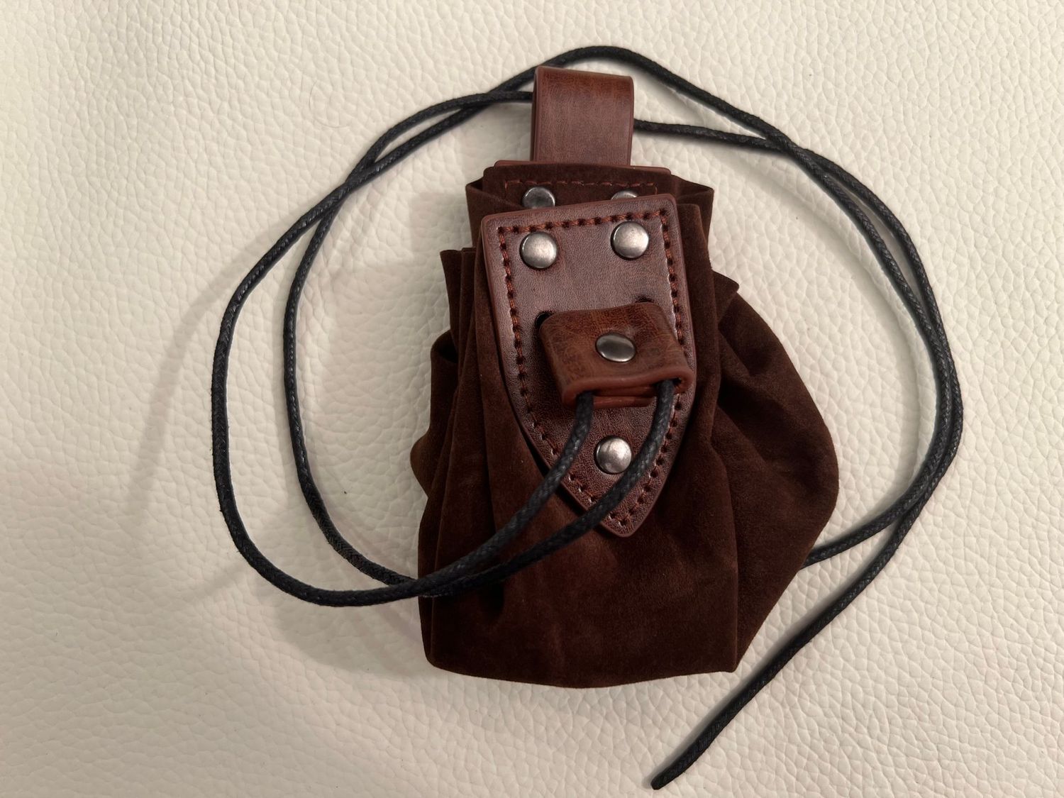 Gürtelbeutel -  dunkel braun