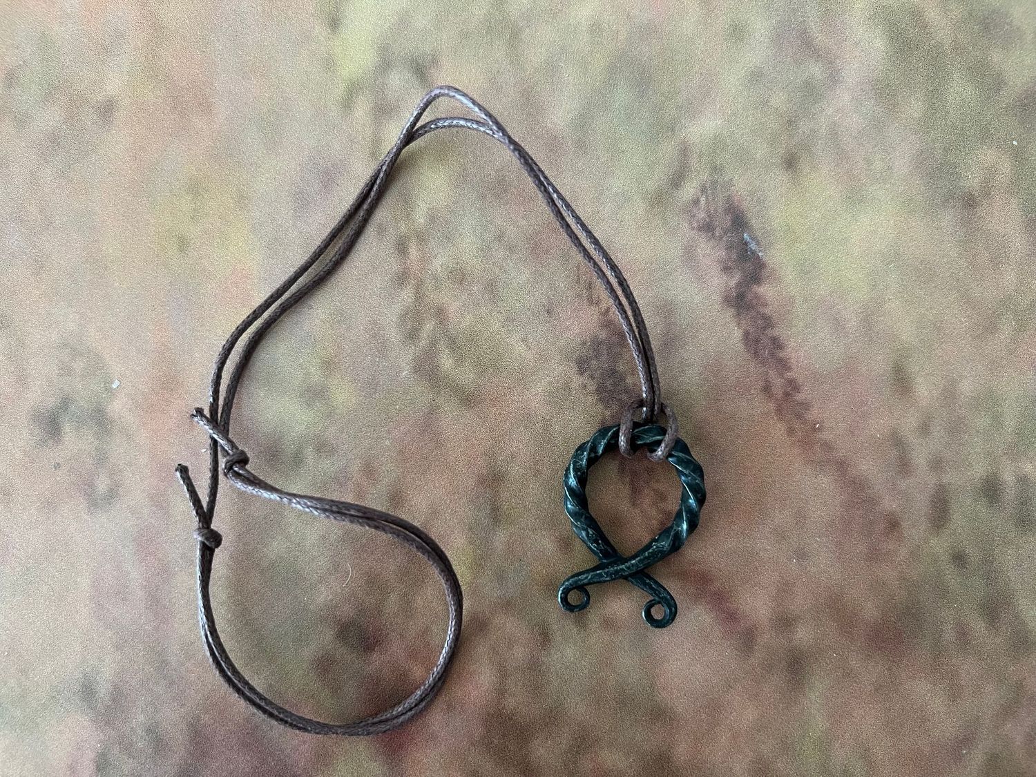 Lederband Kette - Trollkreuz