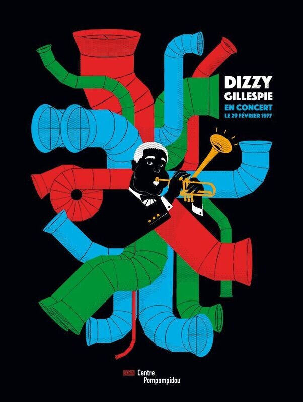 DIZZY GILLESPIE - Centre Pompompidou 1977