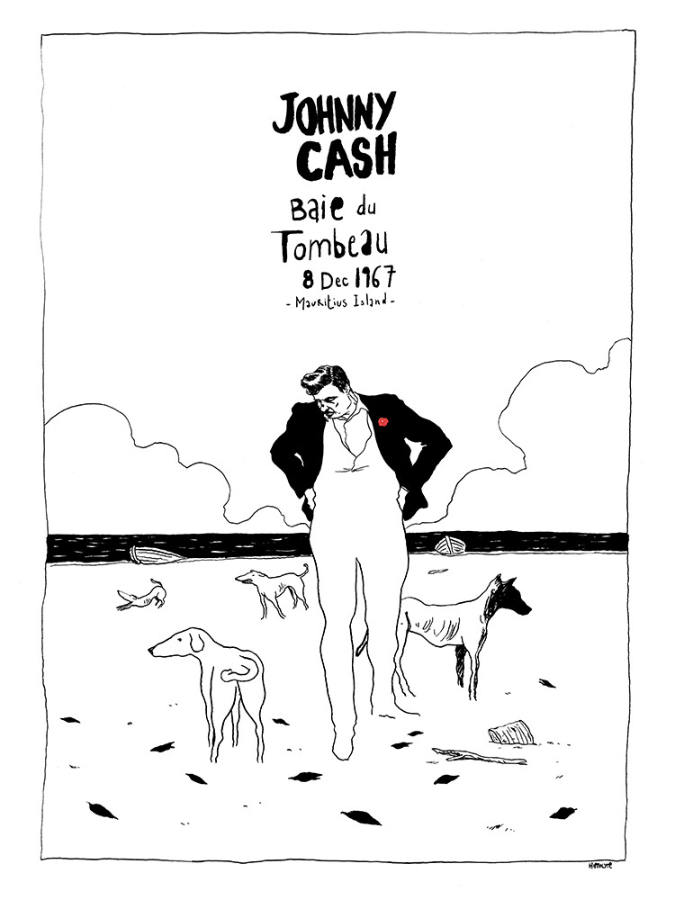 JOHNNY CASH - Baie du Tombeau 1967