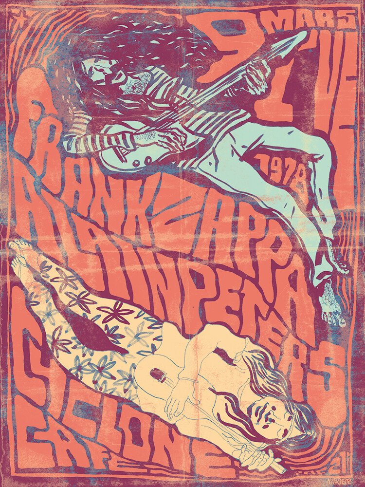 FRANCK ZAPPA & ALAIN PETERS - Cyclone café 1978