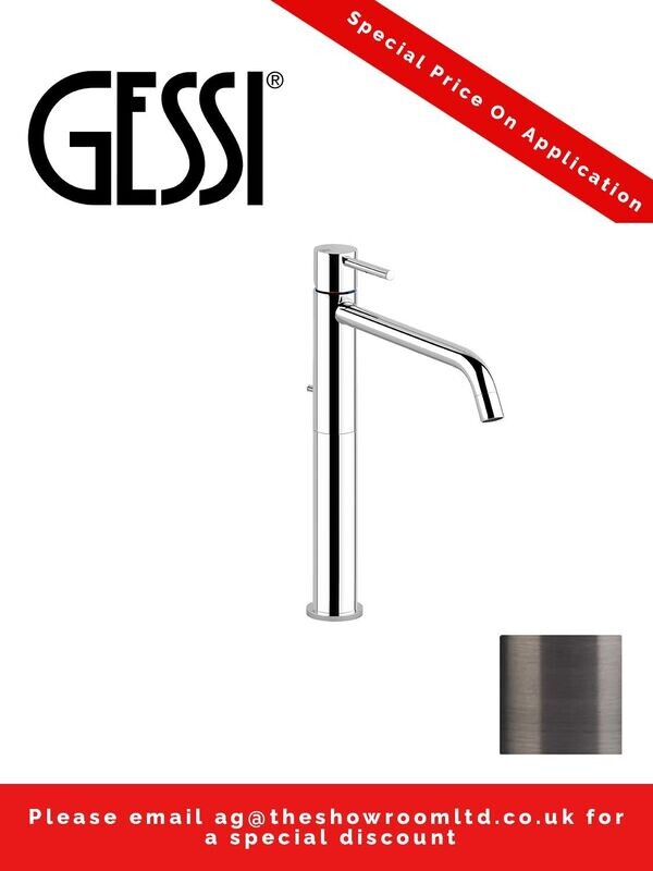 Gessi Tap | Via Tortona | Tall Basin Mixer Round 18605