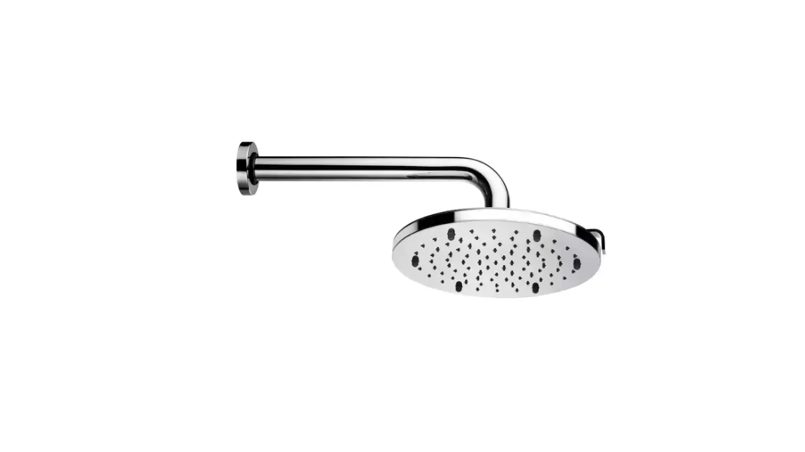 Shower with 300mm shower arm 1/2”mm Bossini Nebulizair 220 mm two sprays brass