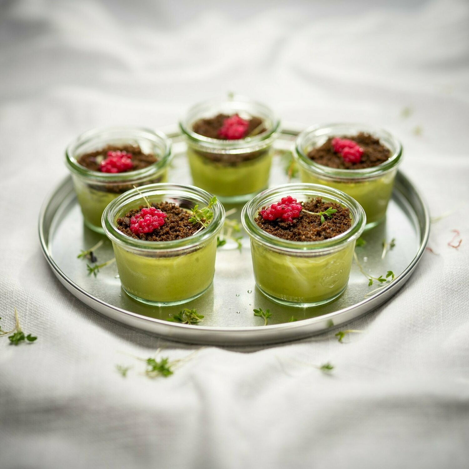 Lunch im Glas - Oma Rosis vegane Erbsencrème