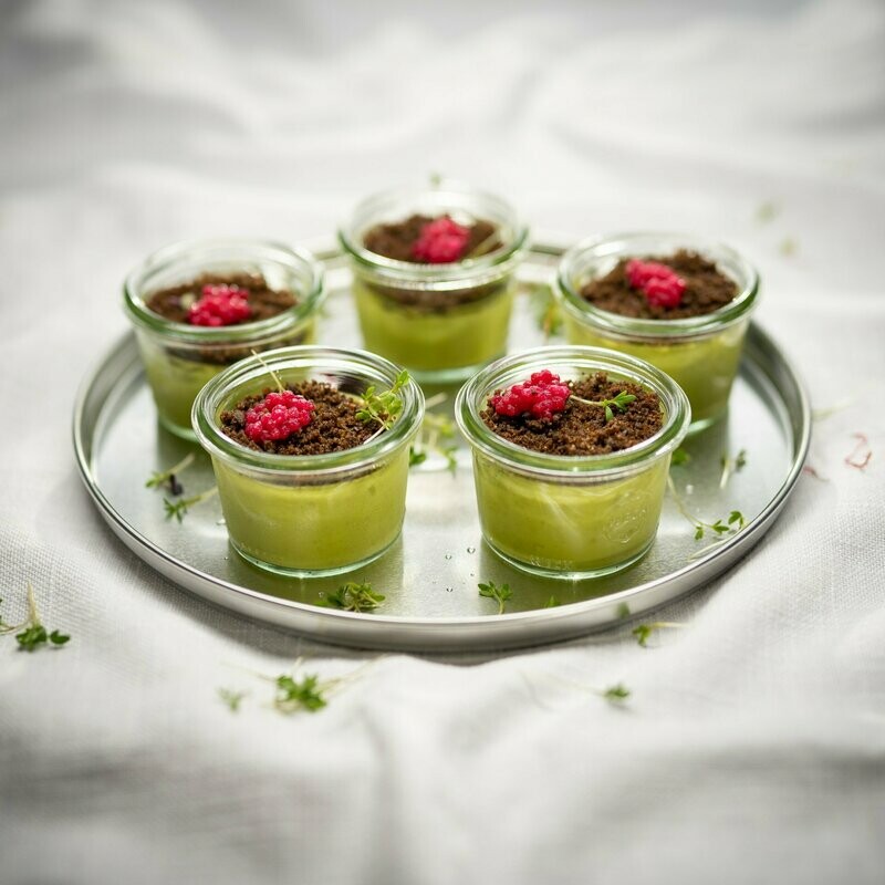 Lunch im Glas - Oma Rosis vegane Erbsencrème