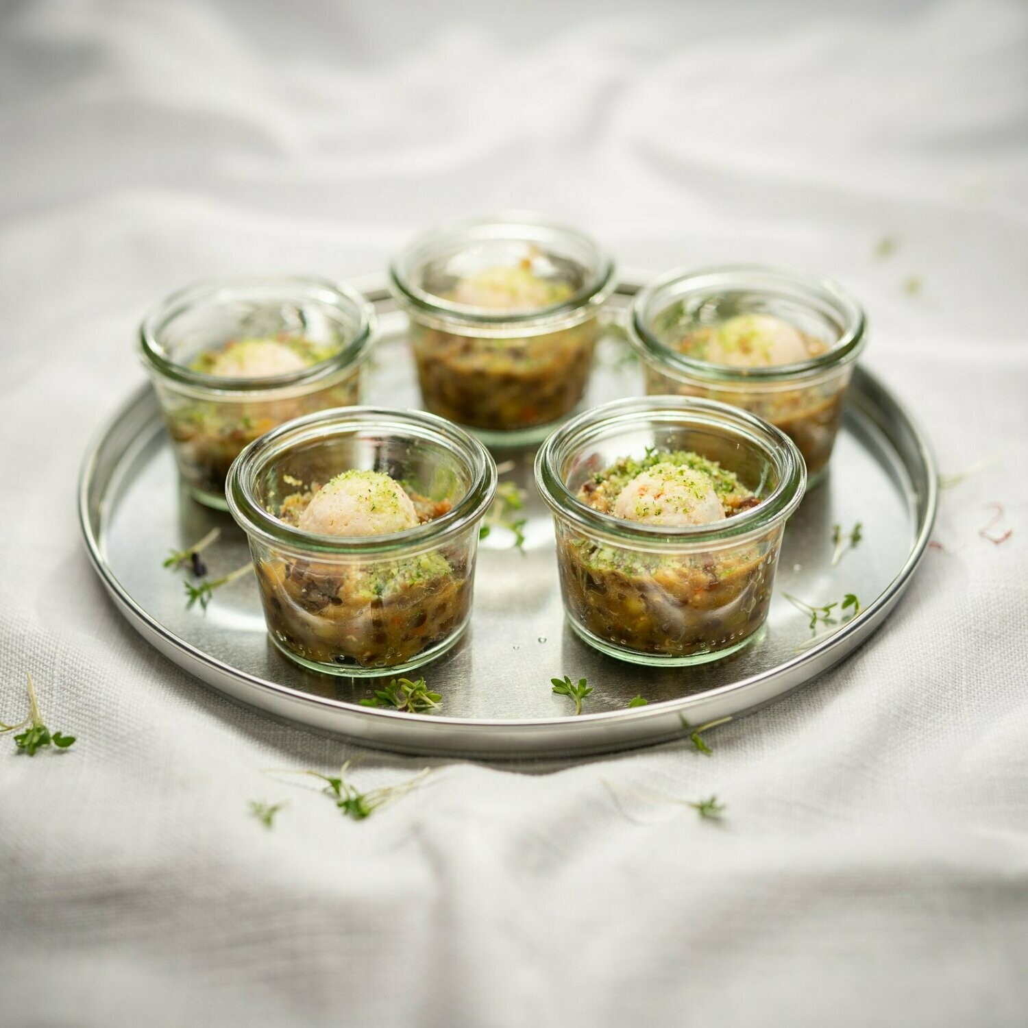 Lunch im Glas - Räucherforelle à la Oma Rosi