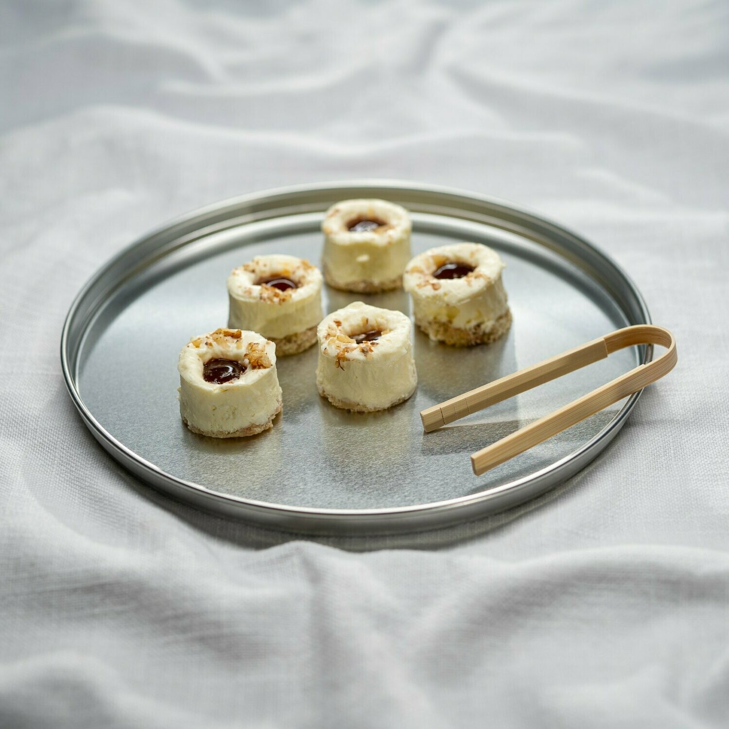 Domino rond - Variation mit Hüttenkäse