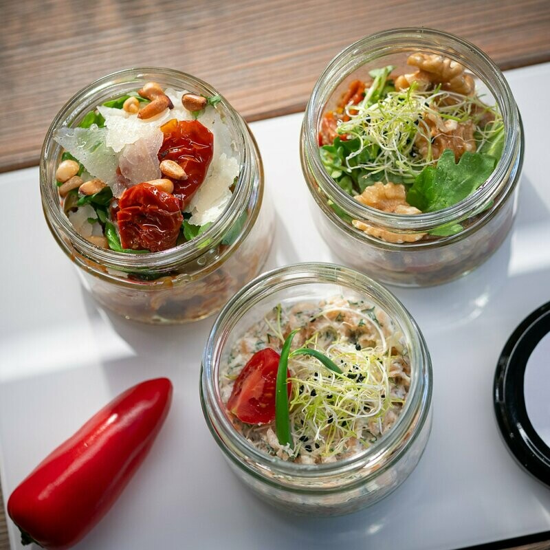 3er-Menü "Lachs & Pasta"