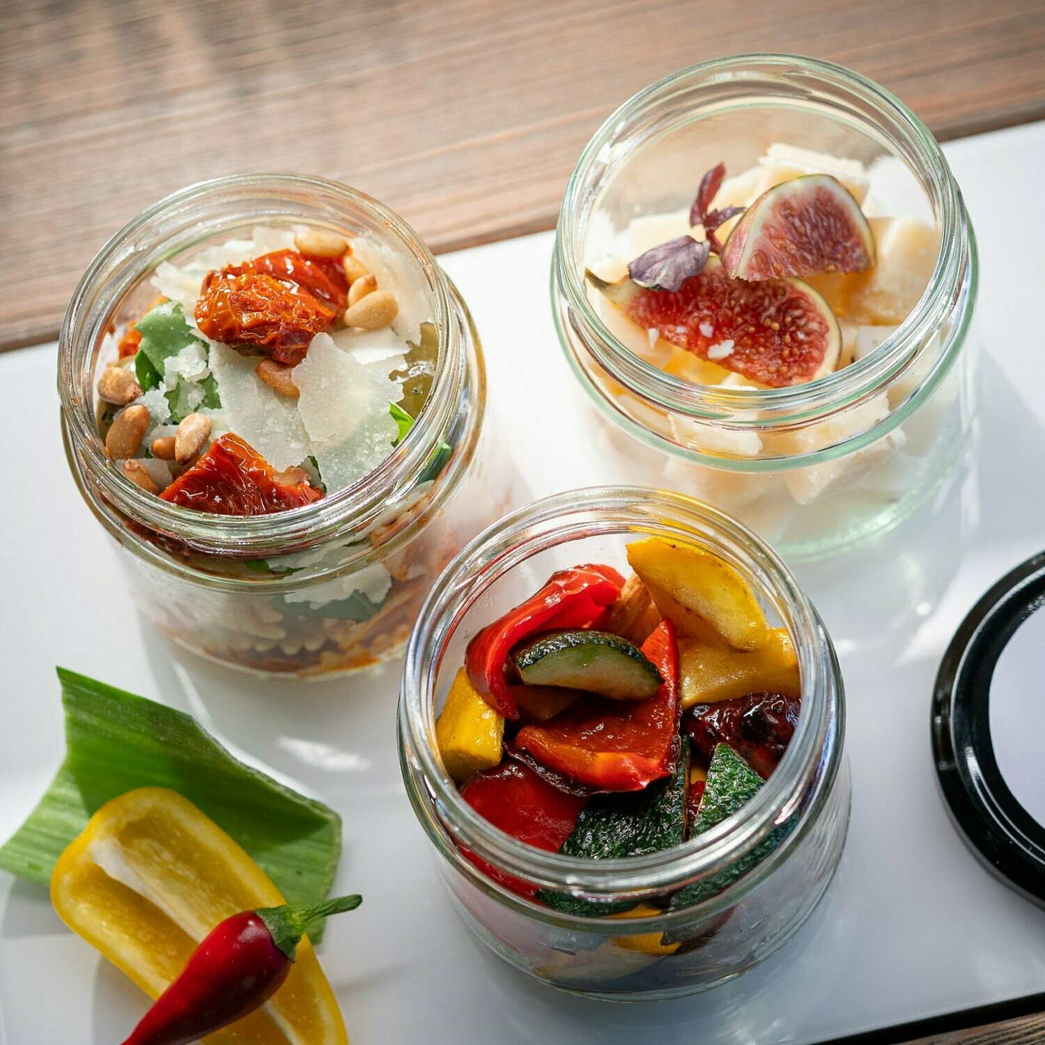 3er-Menü "Pasta, Antipasti & Käse" (vegetarisch)