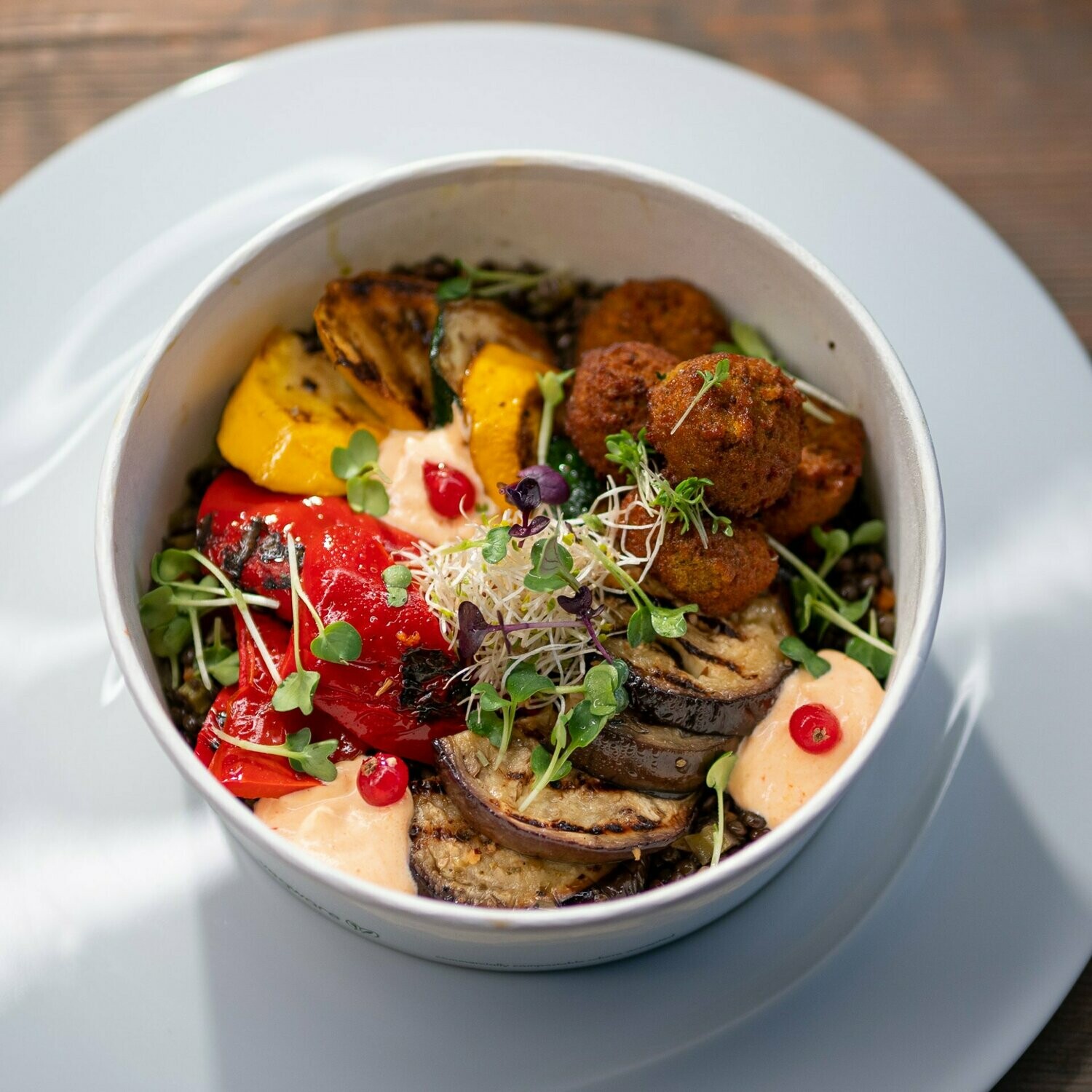 Bowl-Menü "Linse & Falafel" (vegan)