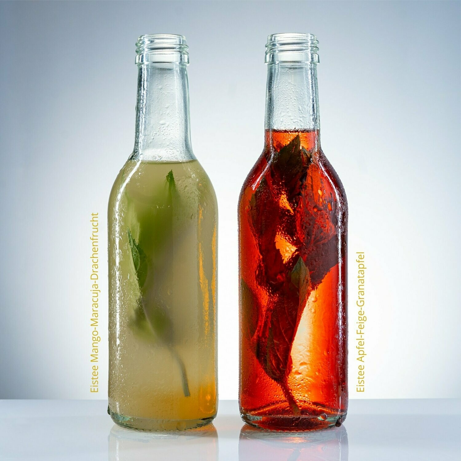 Eistee Mango-Maracuja-Drachenfrucht (alkoholfrei)