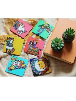 Handcrafted India Theme Coasters