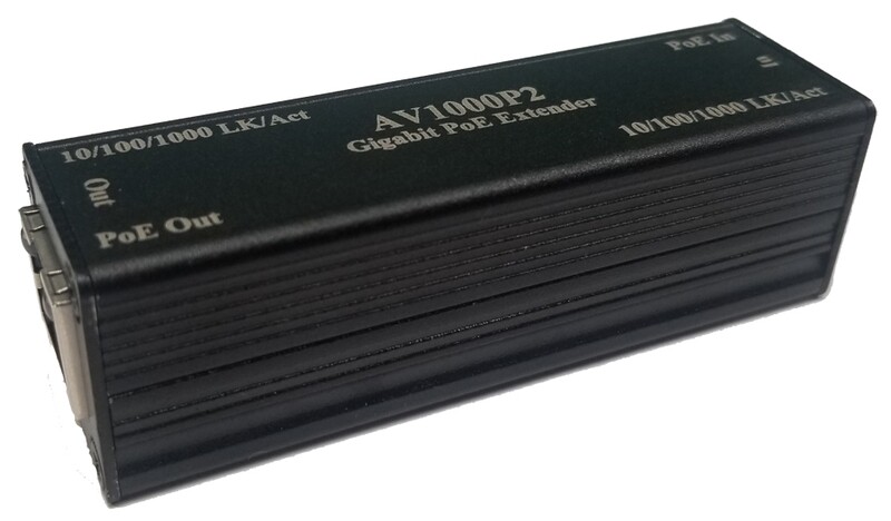 AV1000P2
Gigabit PoE+ Extender Repeater 802.3af/at