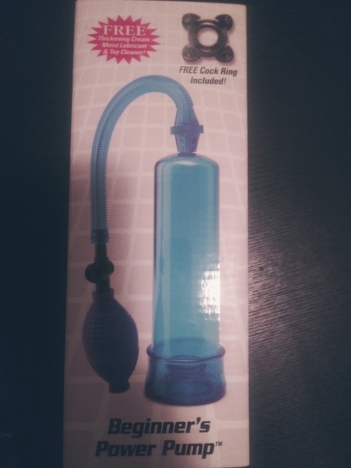 Penis pump w/ vibrator