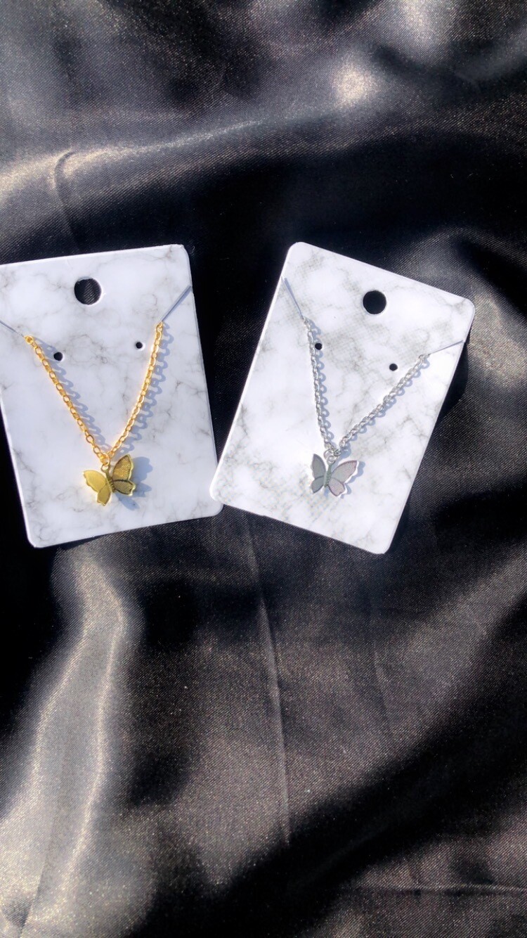 Butterfly necklaces