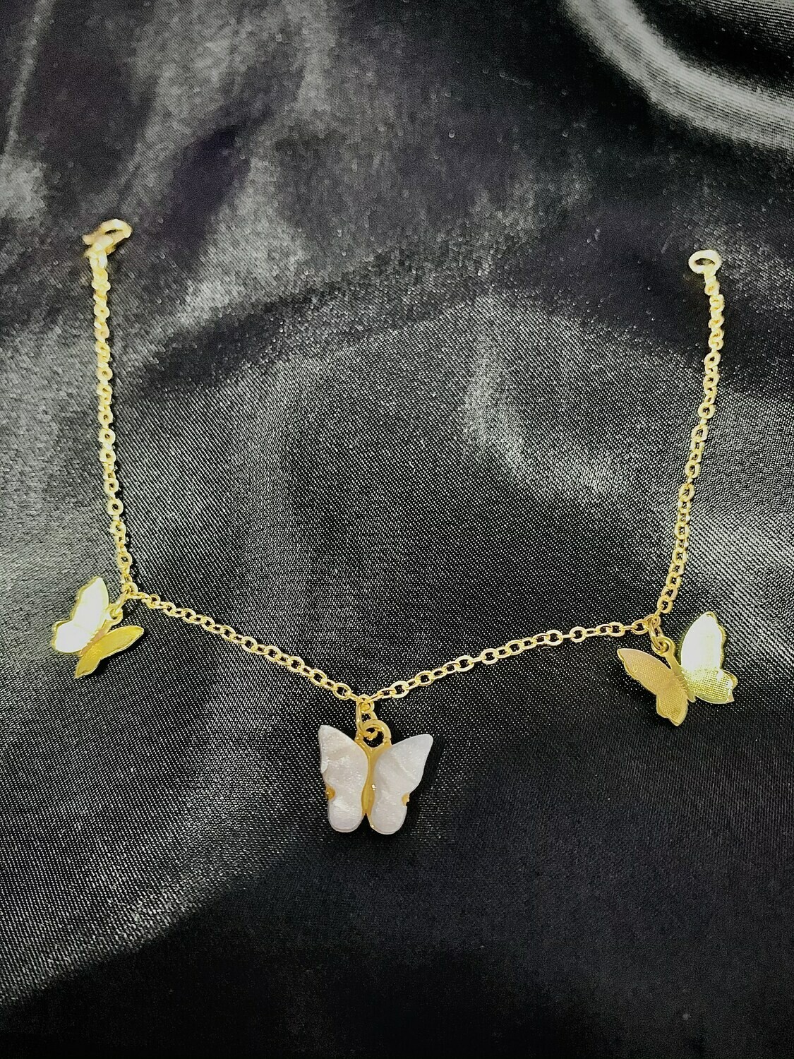 Butterfly anklet