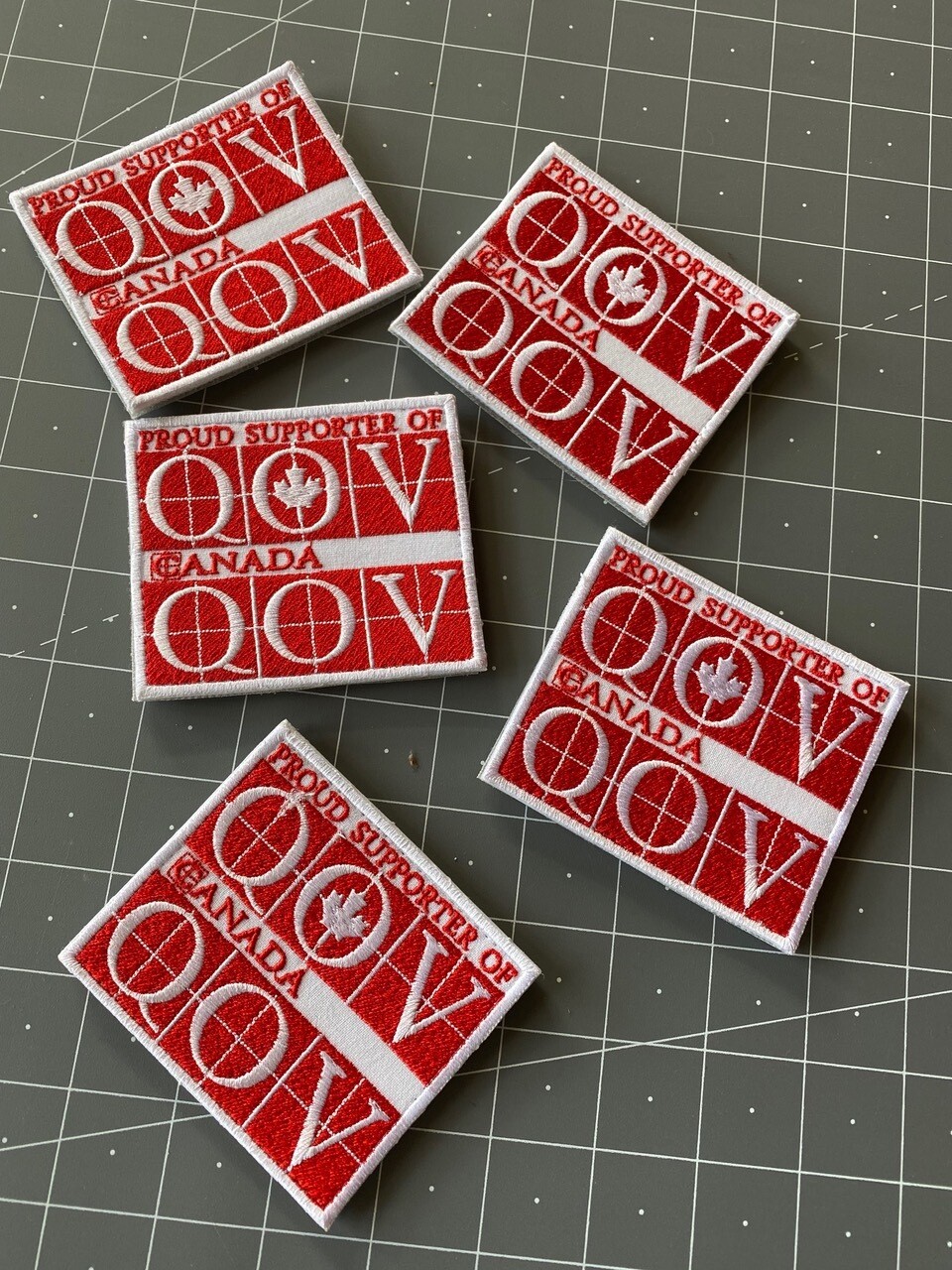 Embroidery QoVC patch