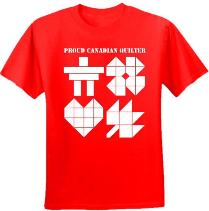 Proud Canadian Quilter T-shirt