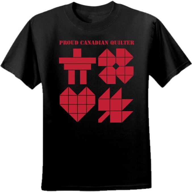 Proud Canadian Quilter T-shirt