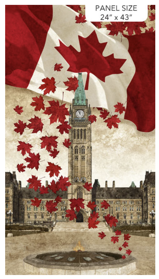 Oh Canada 12 Falling Leaves Quilt Kit