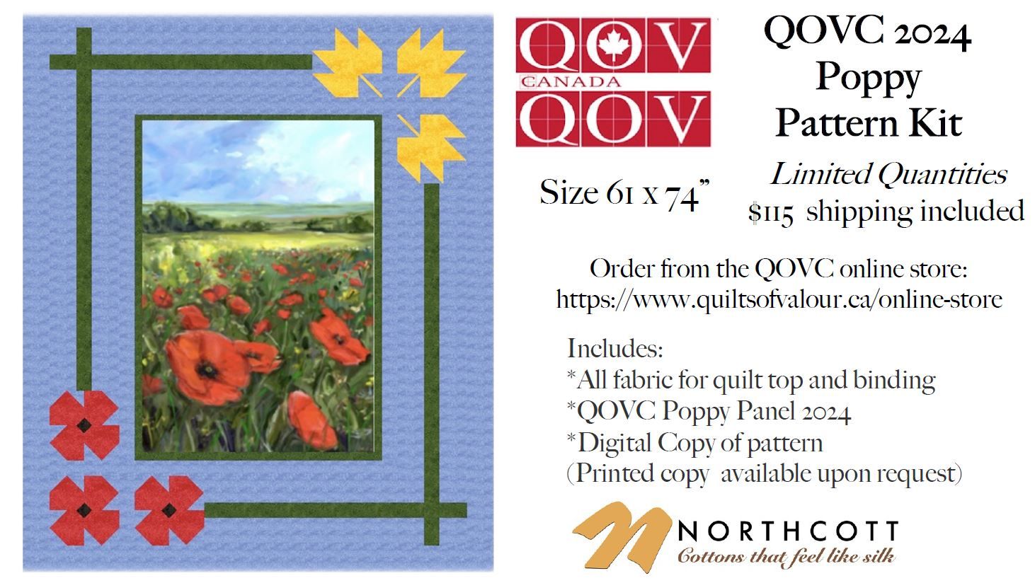 QOVC 2024 Poppy Panel Kit