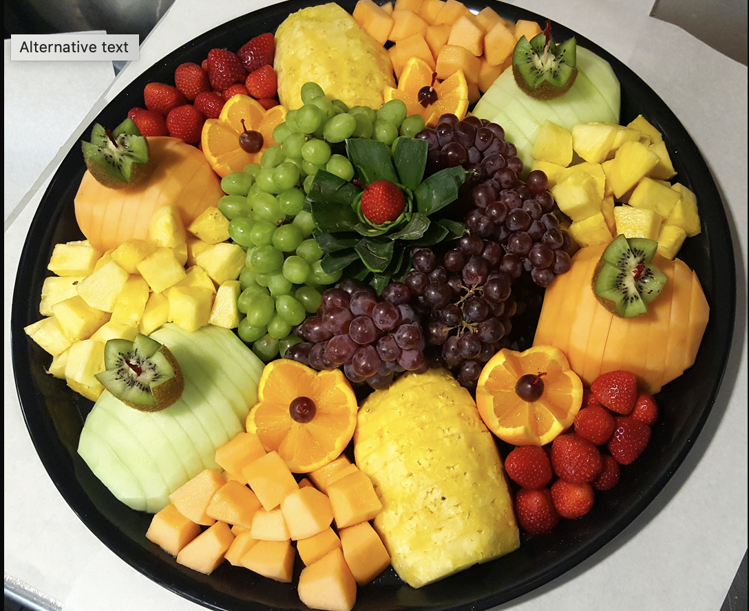 Fruit Platter (MUST ORDER AT LEAST 10 - Price is per person - with a minimum quantity of 10)