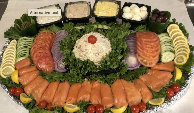 Nova &amp; Cream Cheese Platter (MUST ORDER AT LEAST 10 - Price is per person - with a minimum quantity of 10)