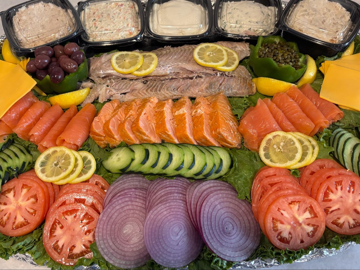 Fish &amp; Cheese Platter (MUST ORDER AT LEAST 10 - Price is per person - with a minimum quantity of 10)